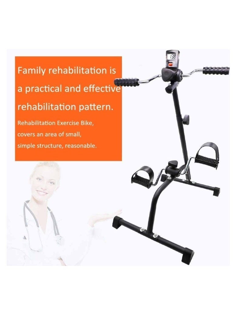 RION Pedal Exerciser Bike for Seniors Portable Cycle Machine for Arms and Legs Knee with LCD Monitor Counter Physical Peddler Exercise Equipment Upper and Lower Limb Trainer for Great Gift Elderly Home Gym - Image 3